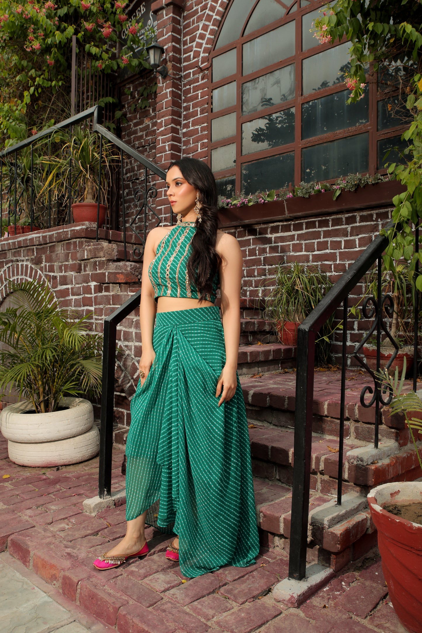 Aaroohi (Emerald Green)