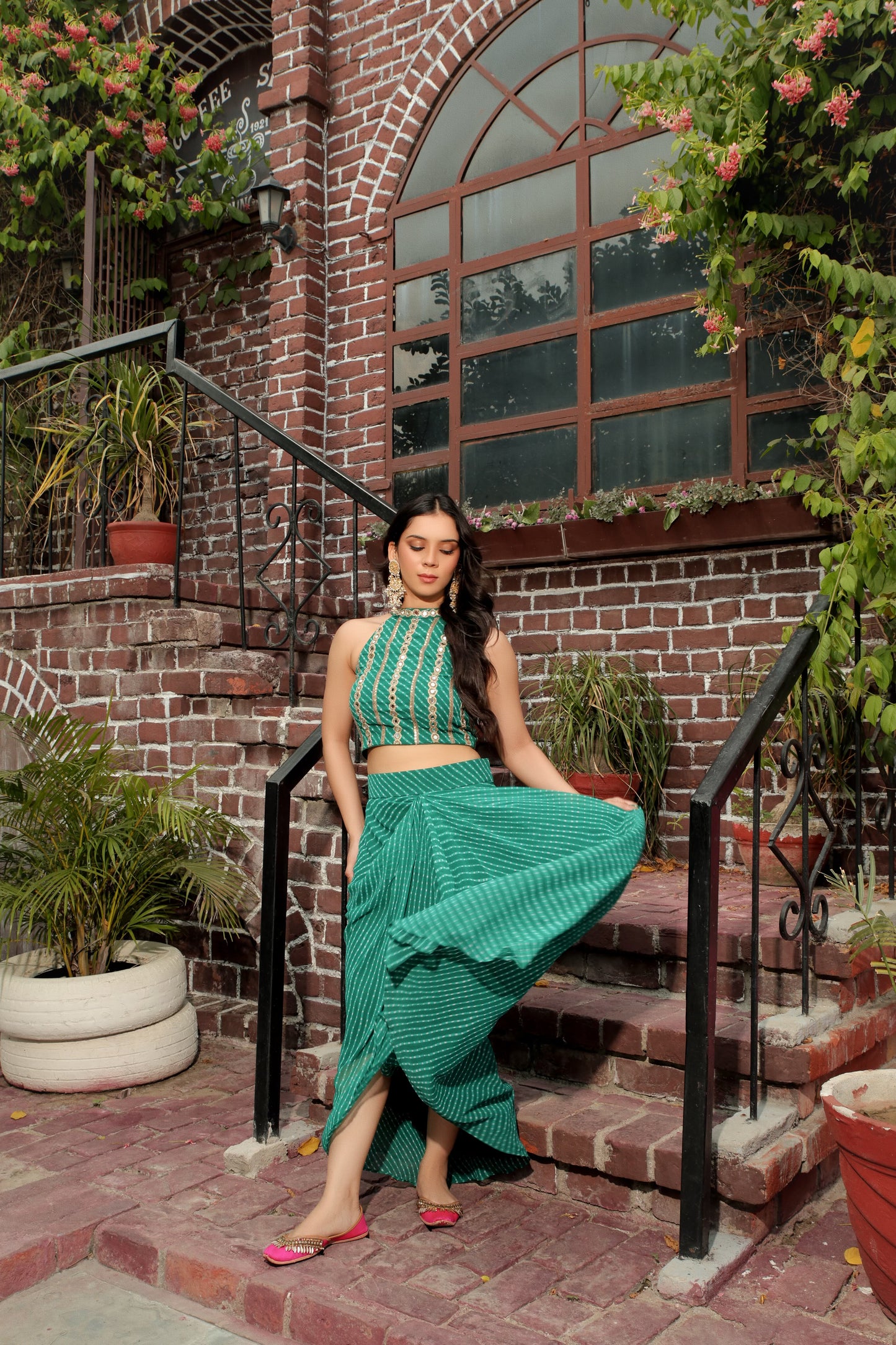 Aaroohi (Emerald Green)