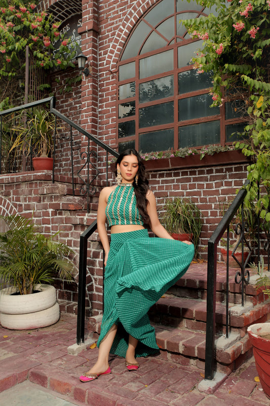 Aaroohi (Emerald Green)