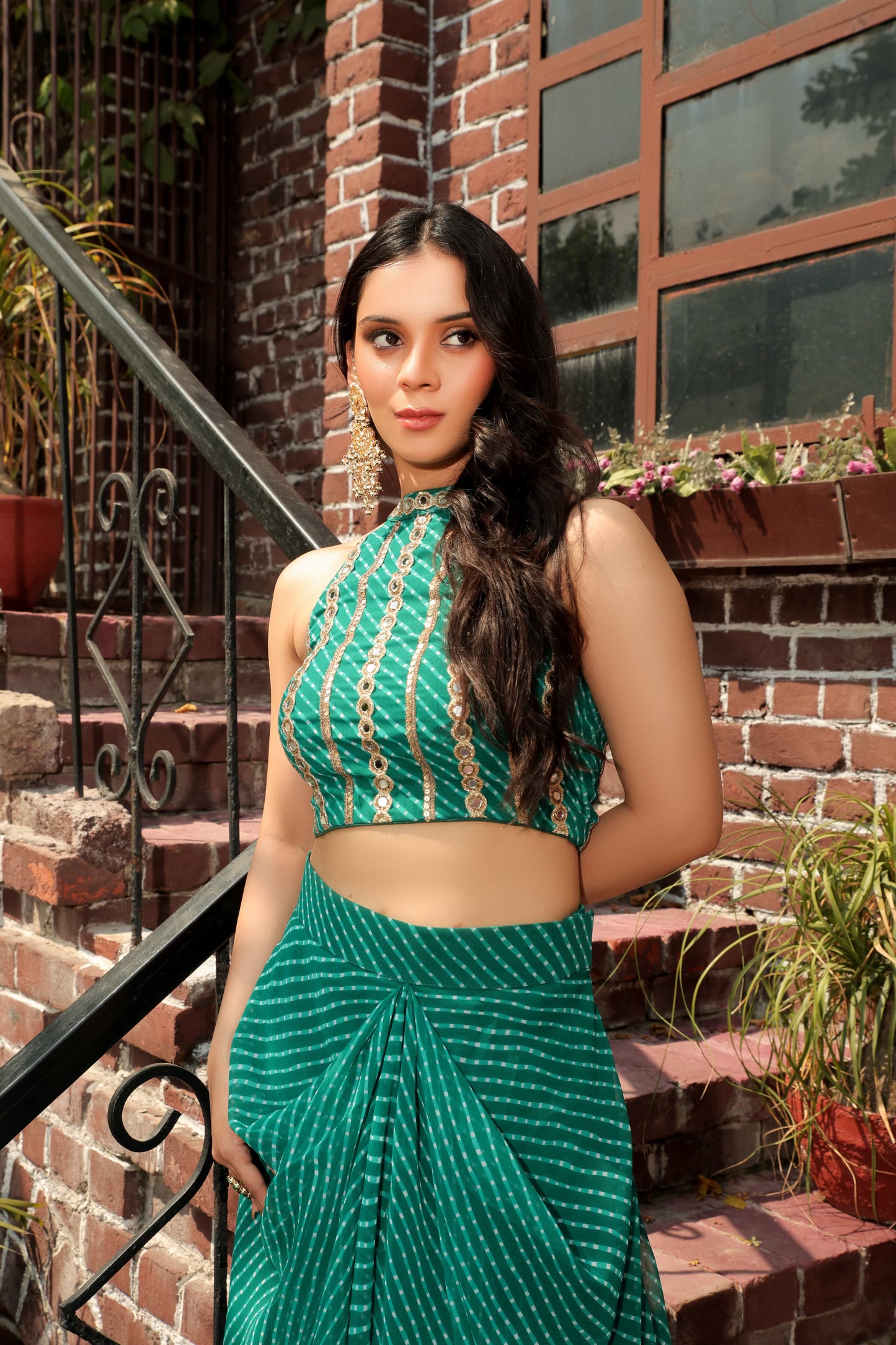 Aaroohi (Emerald Green)