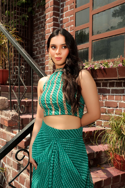 Aaroohi (Emerald Green)