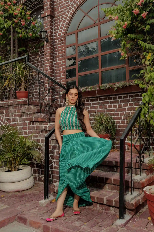 Aaroohi (Emerald Green)