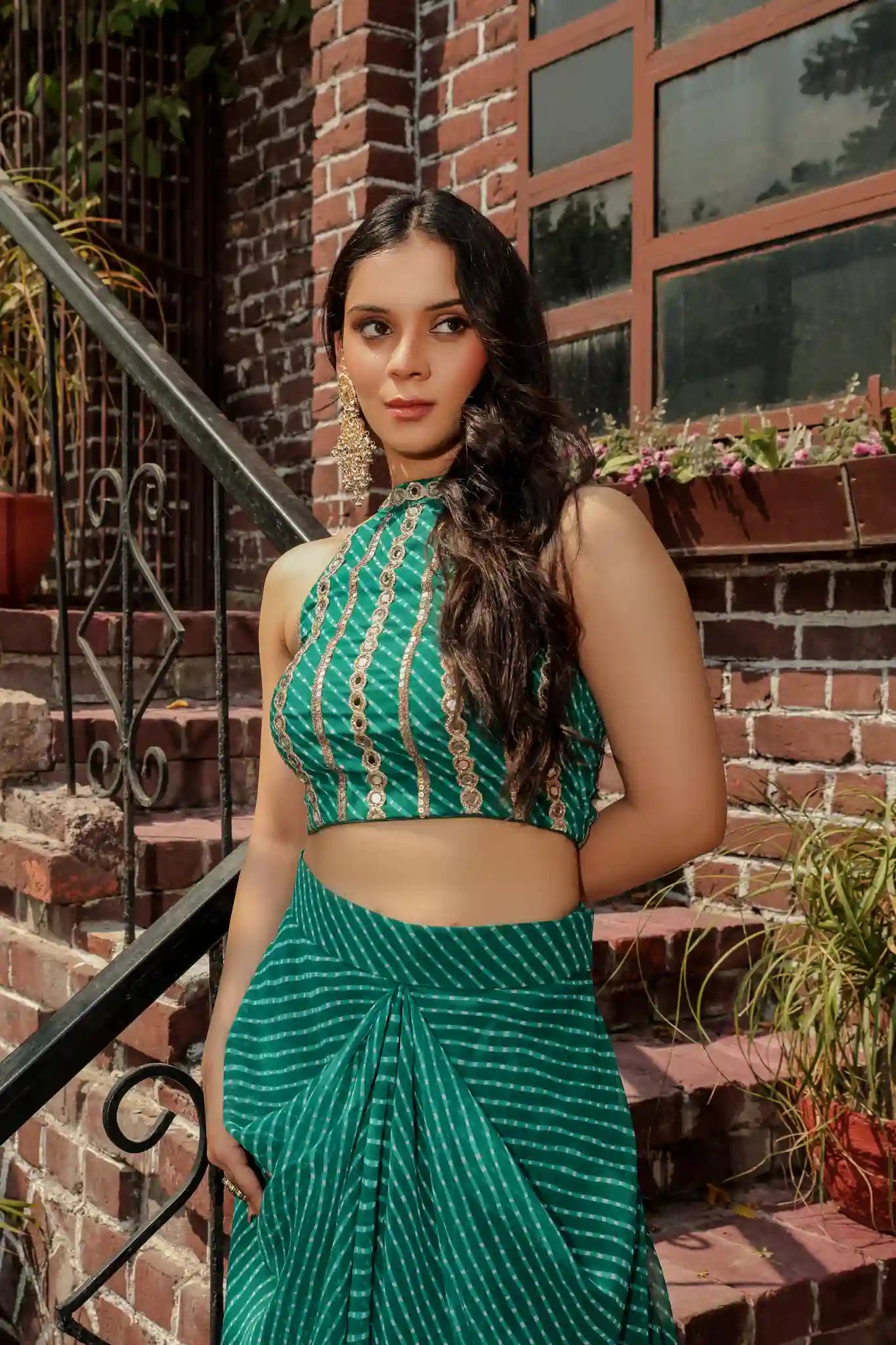 Aaroohi (Emerald Green)