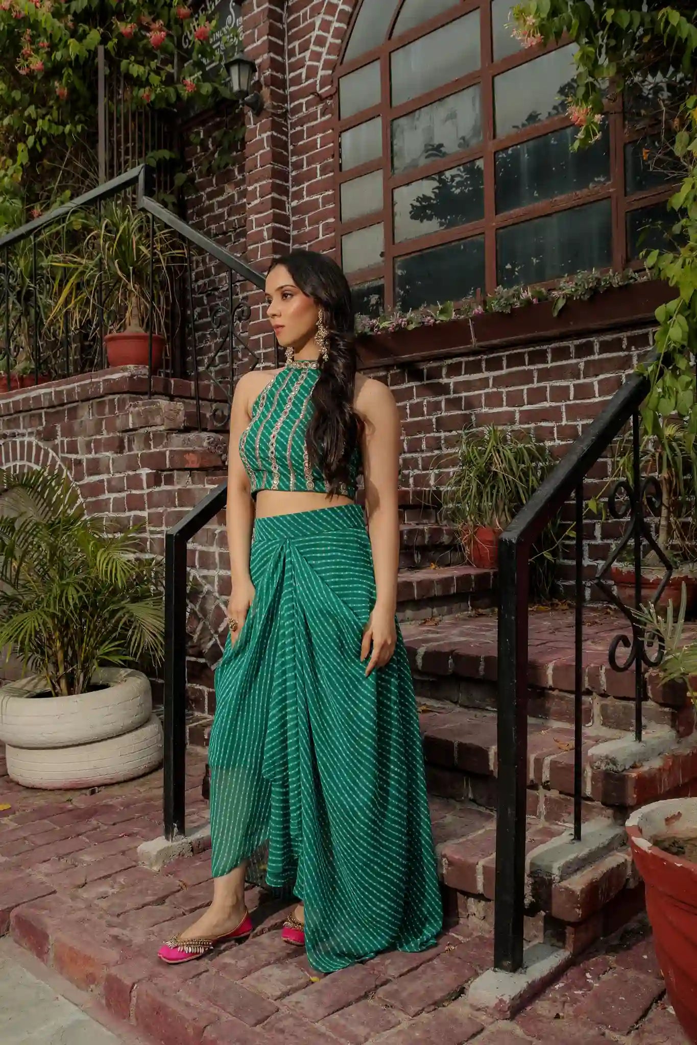 Aaroohi (Emerald Green)