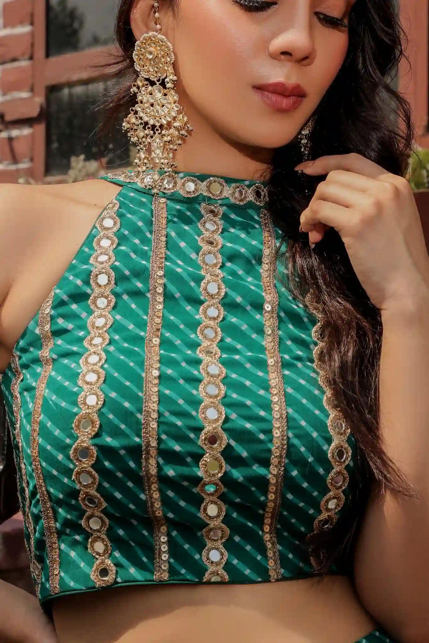 Aaroohi (Emerald Green)